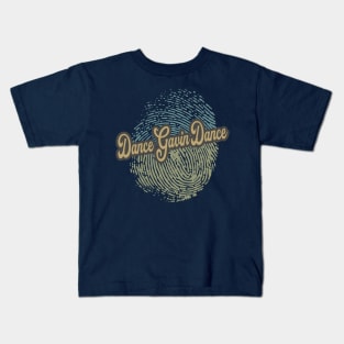 Dance Gavin Dance Fingerprint Kids T-Shirt